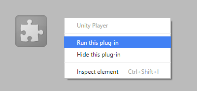Right-click Plug-in to Activate